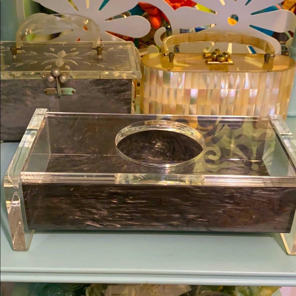 Lucite vintage box